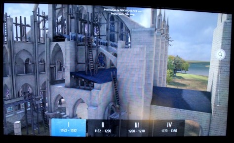 3D Experience of Notre Dame between 1163 and 